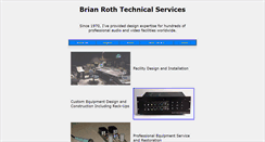 Desktop Screenshot of brianroth.com